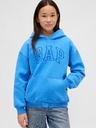 GAP Detská mikina s logom a fleece GAP