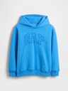 GAP Detská mikina s logom a fleece GAP