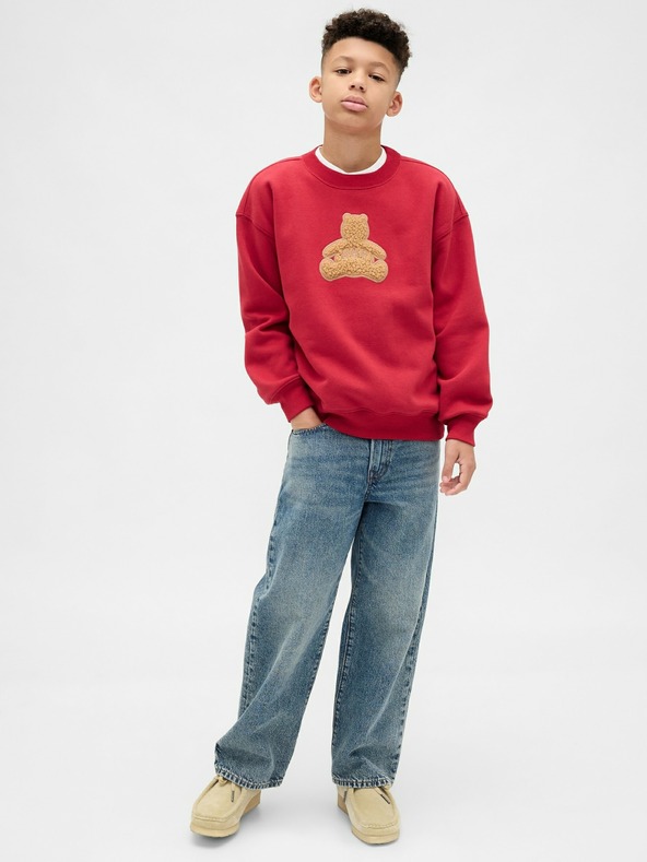 GAP Baby mikina VintageSoft Bear Logo GAP