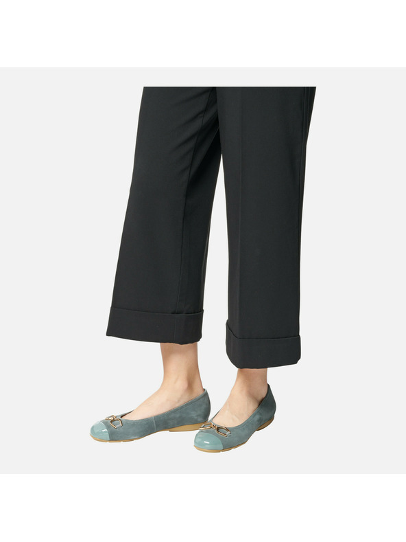 Geox Tyrkysové dámske balerínky Geox Annytah