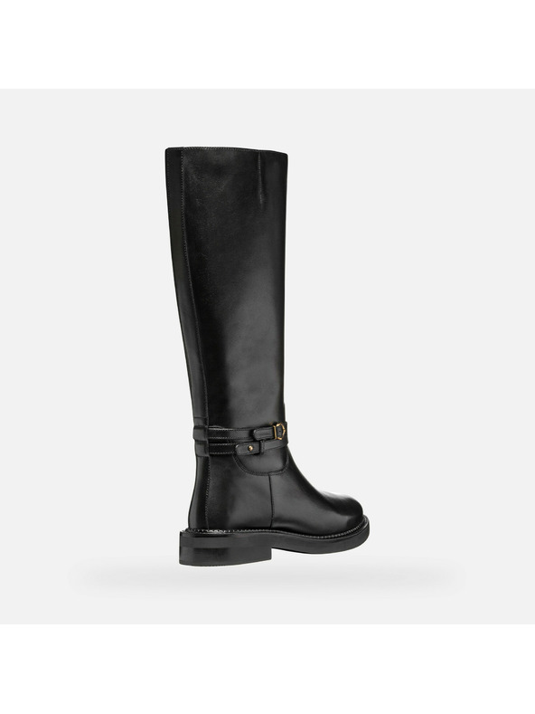 Geox Čierne dámske čižmy Geox Serilda