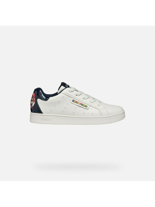Geox Biele chlapčenské tenisky Geox Eclyper Boy