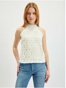 Orsay Krémová dámska čipkovaná blúzka ORSAY