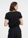 Orsay Čierne dámske polo tričko ORSAY
