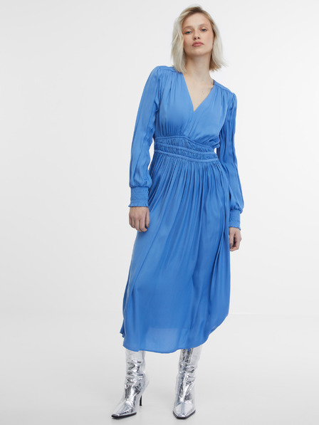 Orsay Modré dámske šaty ORSAY