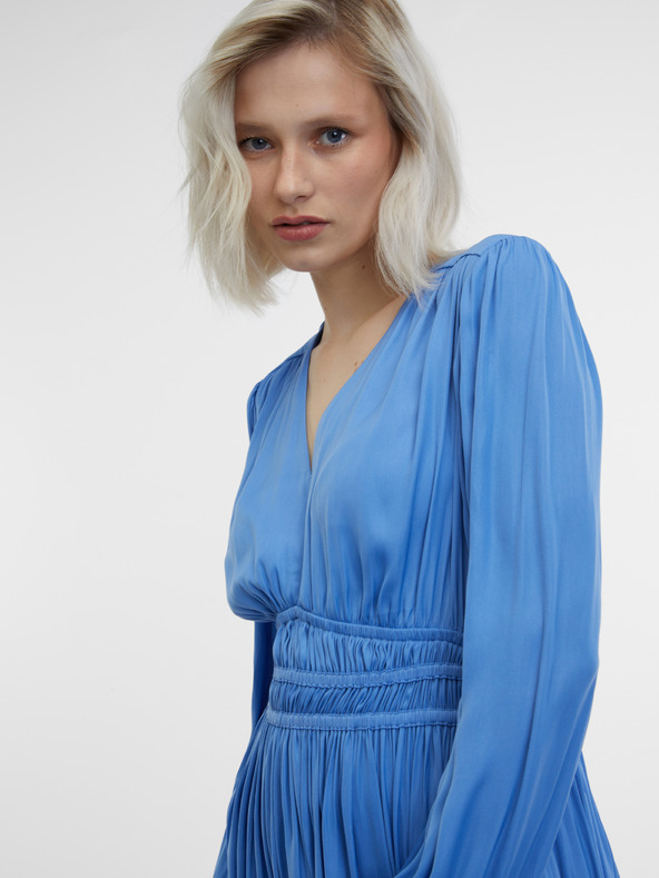 Orsay Modré dámske šaty ORSAY