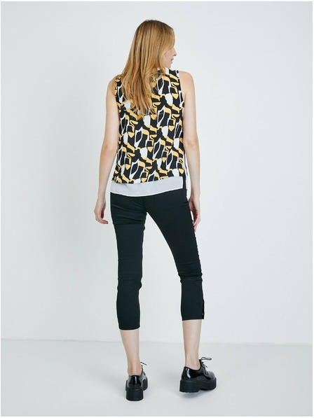 Orsay Bielo-čierna vzorovaná blúzka ORSAY