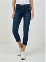 Orsay Tmavomodré skrátené slim fit džínsy ORSAY