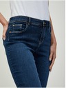 Orsay Tmavomodré skrátené slim fit džínsy ORSAY