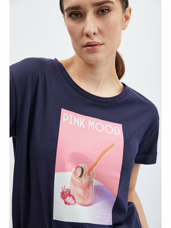 Orsay Tmavomodré dámske tričko ORSAY