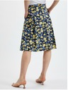 Orsay Žlto-modrá dámska skladaná kvetovaná sukňa ORSAY