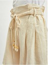 Orsay Béžové dámske plátenné šortky ORSAY
