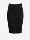 Orsay Čierna dámska sukňa s opaskom ORSAY