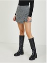 Orsay Čierna dámska vzorovaná sukňa/šortky ORSAY