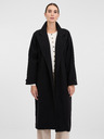 Orsay Čierny dámsky kabát ORSAY