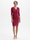 Orsay Vínová dámske šaty po kolená ORSAY