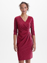 Orsay Vínová dámske šaty po kolená ORSAY