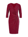 Orsay Vínová dámske šaty po kolená ORSAY