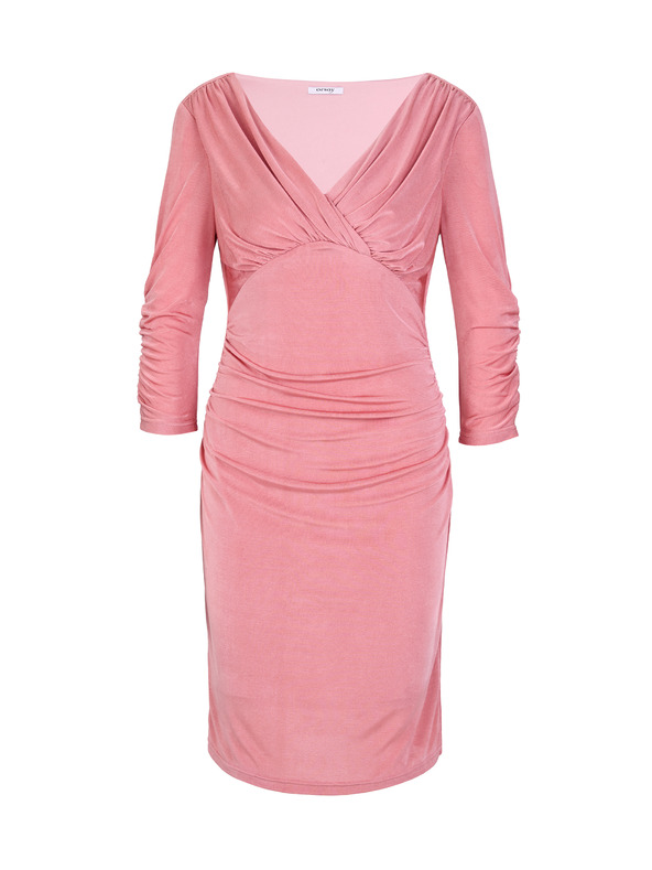 Orsay Svetloružové dámske šaty ku kolenám ORSAY