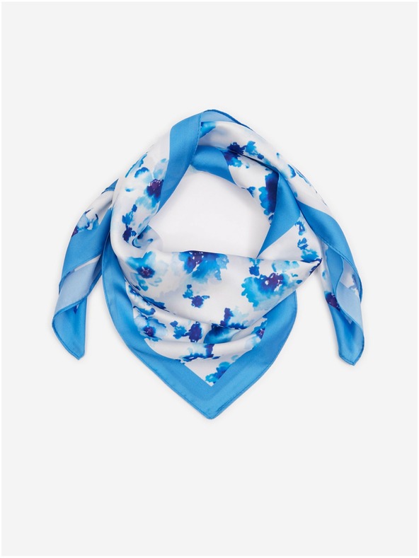Orsay Modro-biely dámsky kvetovaný šatka ORSAY