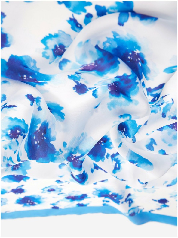 Orsay Modro-biely dámsky kvetovaný šatka ORSAY