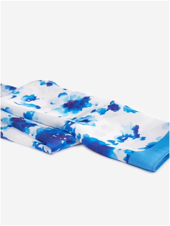 Orsay Modro-biely dámsky kvetovaný šatka ORSAY