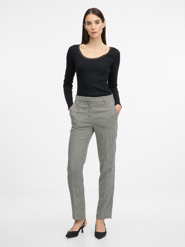 Orsay Šedé dámske nohavice ORSAY