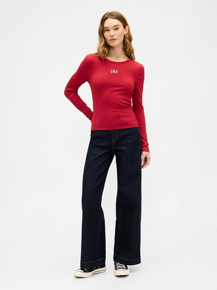 GAP Rebrované tričko s logom GAP