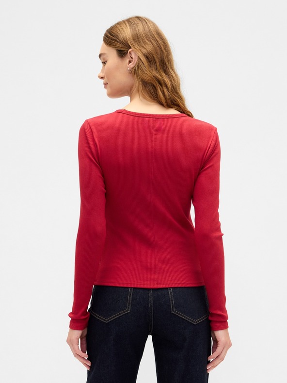 GAP Rebrované tričko s logom GAP