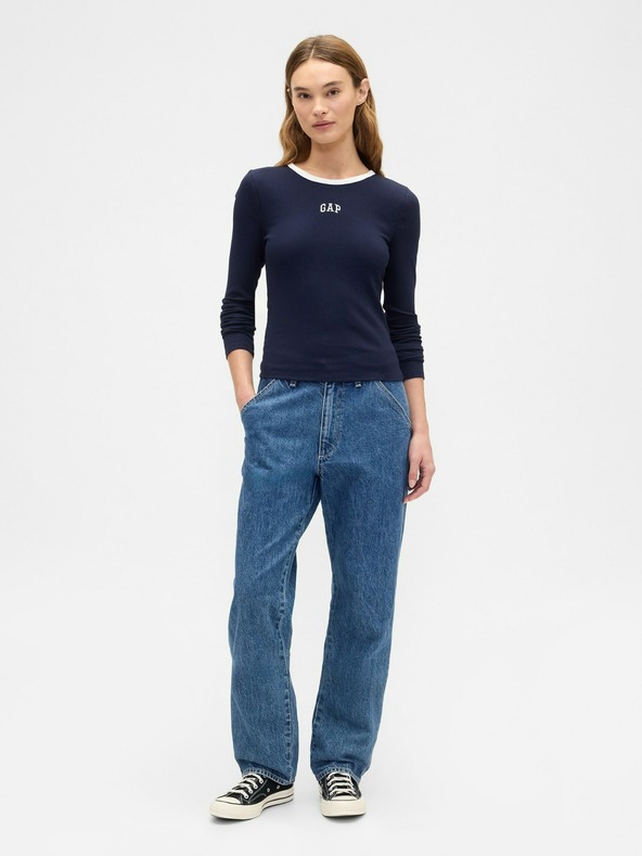 GAP Rebrované tričko s logom GAP