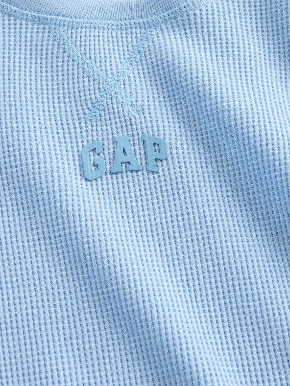 GAP Detské tričko s vaflovým vzorom GAP