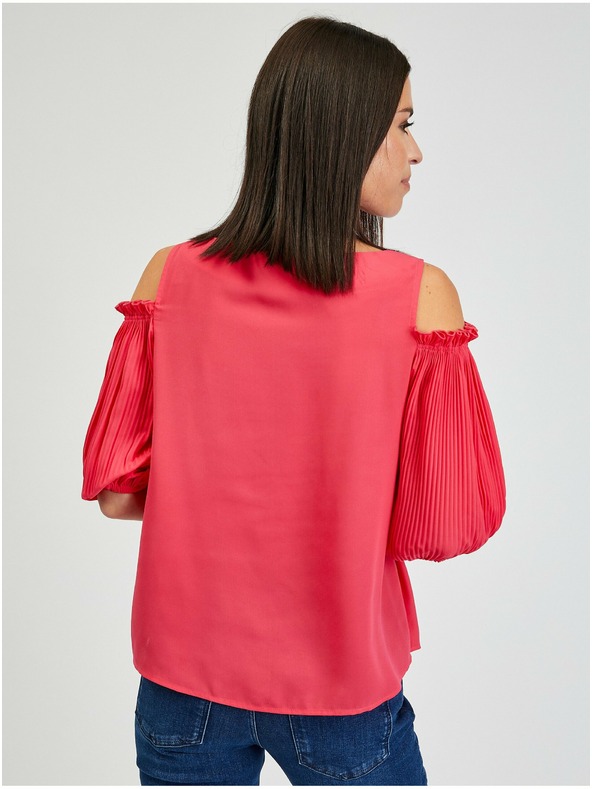 Orsay Tmavoružová dámska blúzka ORSAY