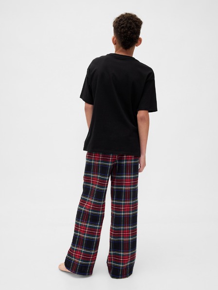 GAP Detský flanelový pyžamový set Unisex GAP