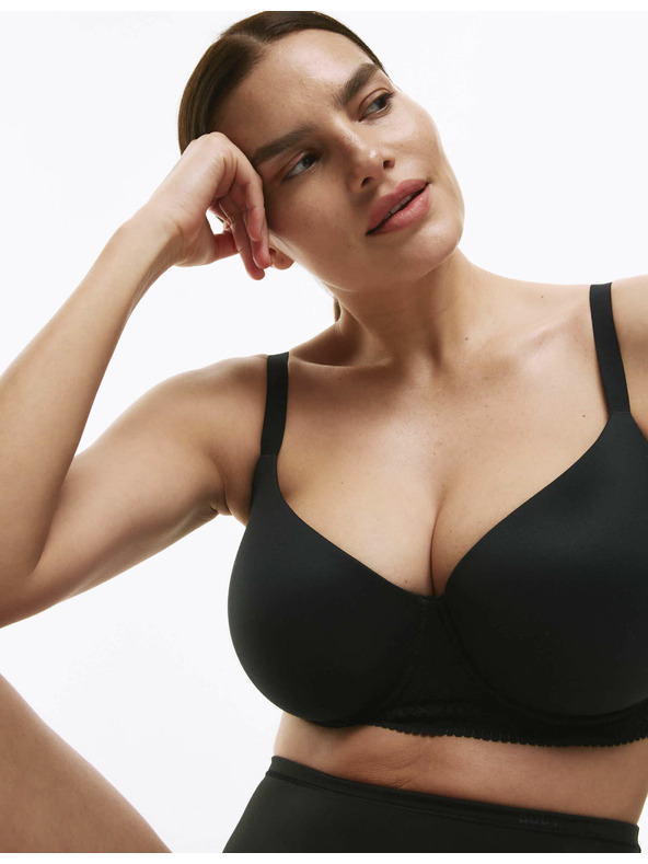 Marks & Spencer Čierna dámska hladká podprsenka Body Soft™ Marks & Spencer