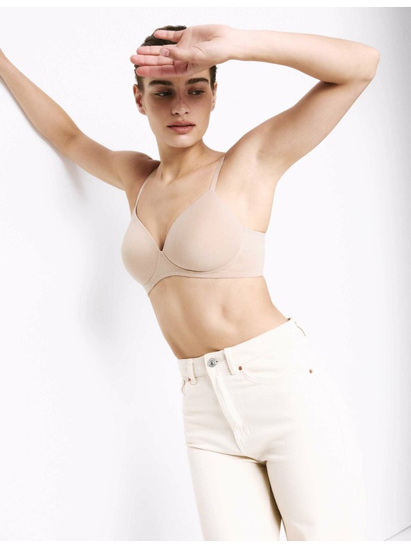 Marks & Spencer Súprava troch dámskych podprseniek s kosticami v béžovej, čiernej a bielej farbe Marks & Spencer