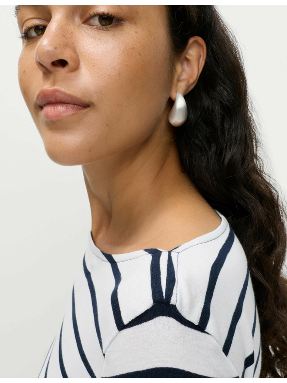 Marks & Spencer Čiernobiele dámske pruhované tričko Marks & Spencer