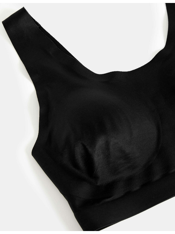 Marks & Spencer Čierna dámska podprsenka s kosticami Marks & Spencer