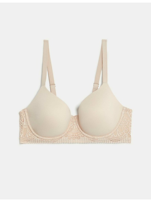 Marks & Spencer Body Soft™ hladká podprsenka s plnými košíčkami, veľkosť 4,5 oz. A-E Marks & Spencer béžová