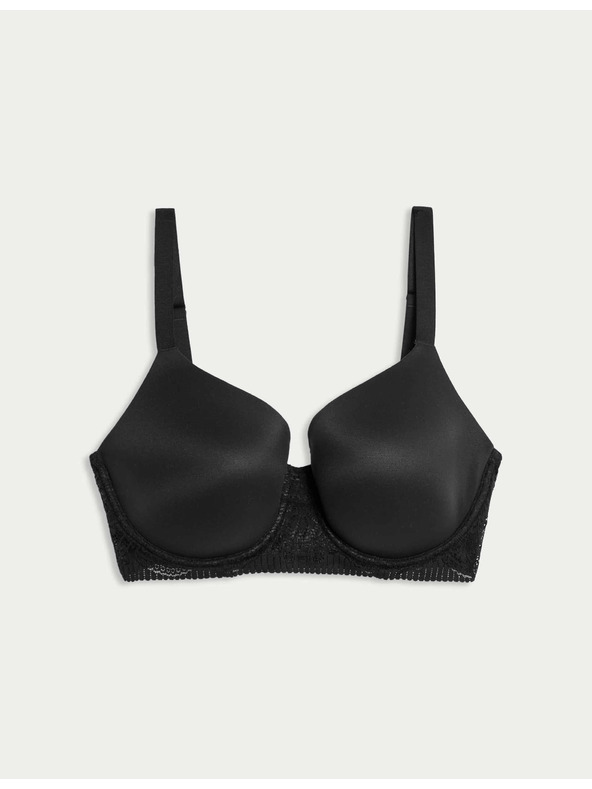 Marks & Spencer Čierna dámska hladká podprsenka Body Soft™ Marks & Spencer