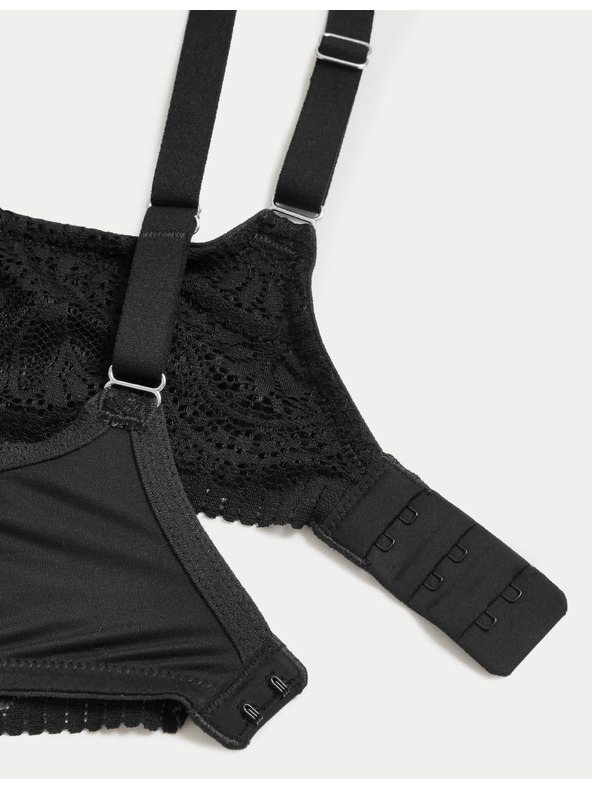 Marks & Spencer Čierna dámska podprsenka s kosticami Marks & Spencer