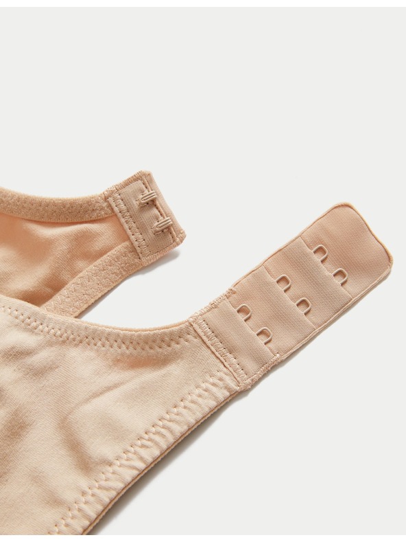 Marks & Spencer Súprava 3 hladkých podprseniek s plnými košíčkami a kosticami, veľ. A-E Marks & Spencer béžová