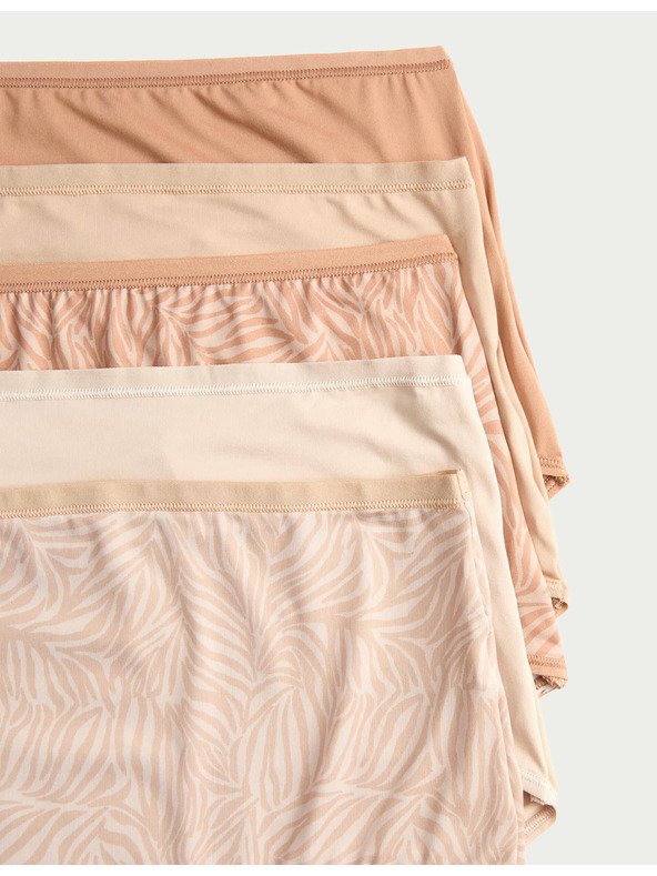 Marks & Spencer Nohavičky do pása z mikrovlákna, bez viditeľného lemu, 5 kusov v balení Marks & Spencer