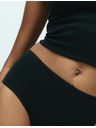 Marks & Spencer Bavlnené midi nohavičky s Lycrou®, 5 balení Marks & Spencer čierna