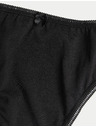 Marks & Spencer Bavlnené nohavičky s vysokým strihom a Lycrou®, 5 ks v balení Marks & Spencer čierne