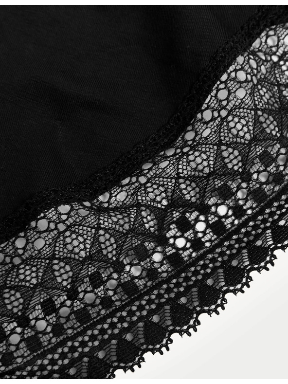 Marks & Spencer Čierne dámske sťahovacie body Marks & Spencer Secret Support™ s čipkou