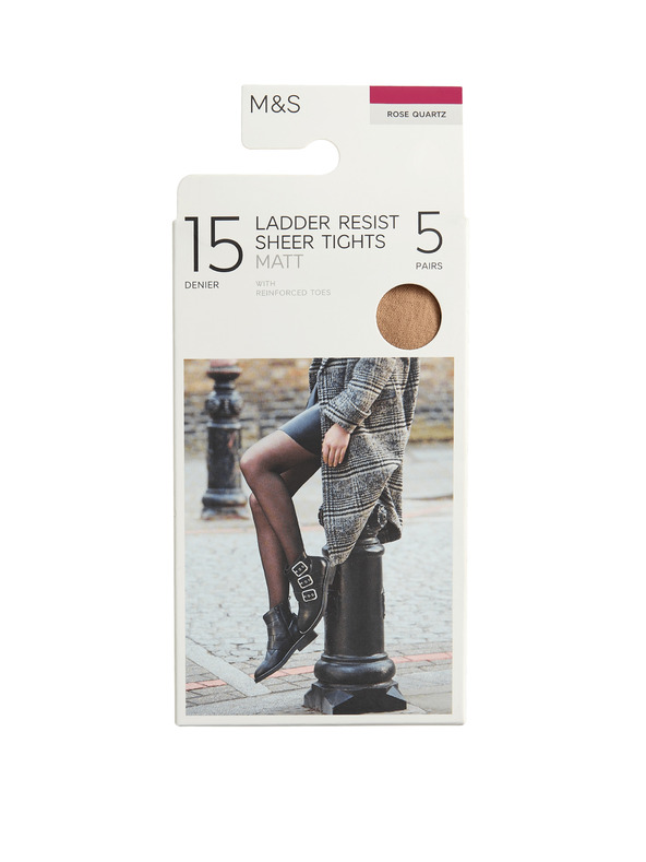 Marks & Spencer Súprava piatich dámskych matných pančúch Marks & Spencer 15 DEN