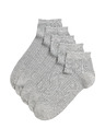 Marks & Spencer 5 párov bezšvových členkových ponožiek Marks & Spencer sivých