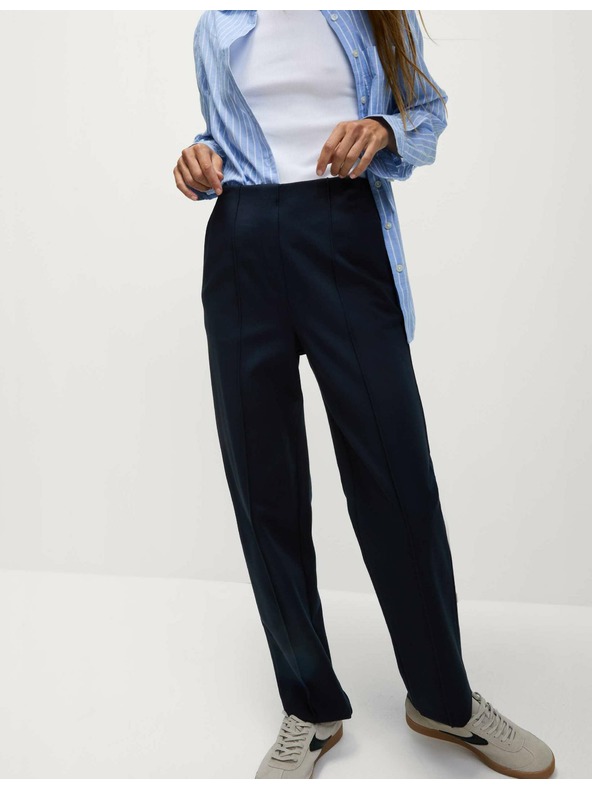 Marks & Spencer Tmavomodré dámske nohavice Marks & Spencer