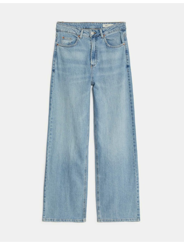 Marks & Spencer Svetlomodré dámske džínsy so širokým pásom Marks & Spencer