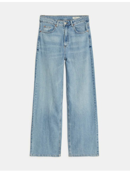 Marks & Spencer Svetlomodré dámske džínsy so širokým pásom Marks & Spencer